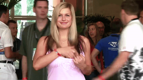 Big Public Boob Flash Gif - Blonde girl flashes while dancing naked gif - Quality porn