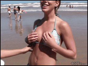 small tits teen flashing boobs making out with friend motor boating boobs public gif